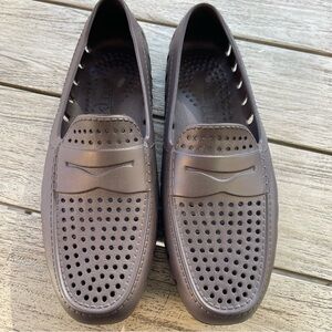 Floaters Counrty Club Brown Driving Water Shoe Loafers Mens Size 10